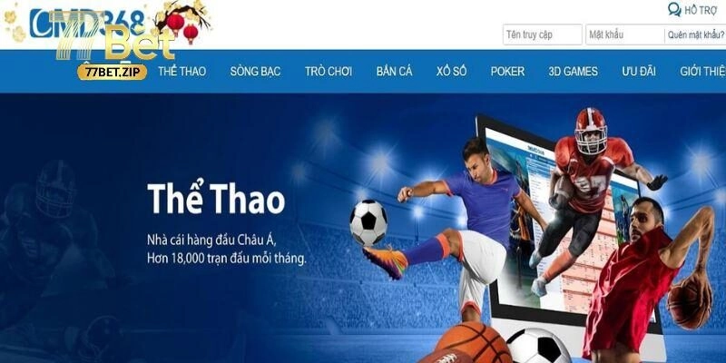 CMD Thể Thao – Nhà Phát Hành Game Uy Tín Hàng Đầu 77bet